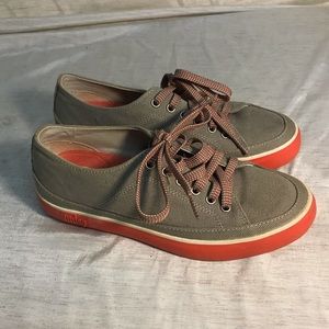 Fitflop canvas sneakers, size 6.